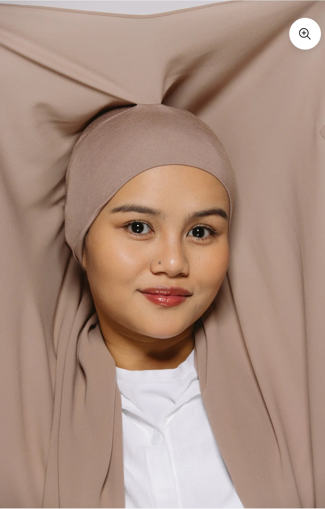 Praline — Instant Chiffon Hijab with Built-in Magnets