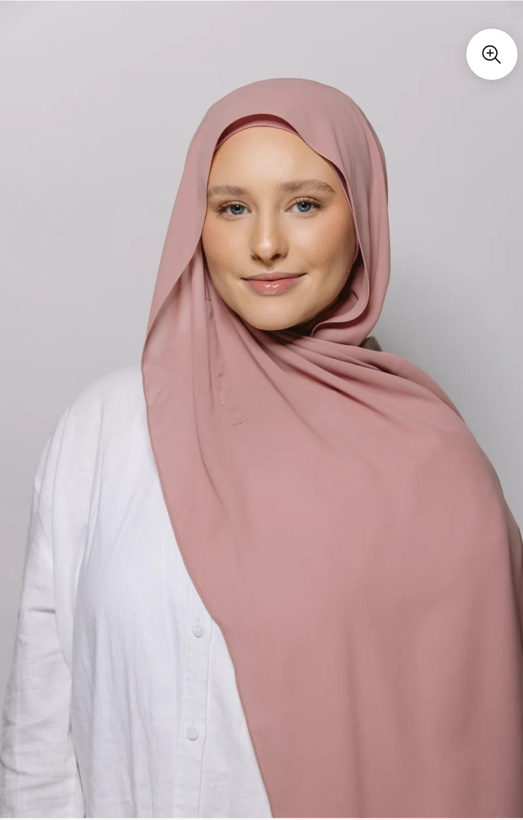 Blush — Instant Chiffon Hijab with Built-in Magnets